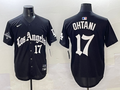 Men's Los Angeles Dodgers Shohei Ohtani Black Team Player Game Jersey