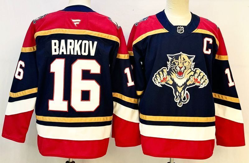 Men's Florida Panthers Aleksander Barkov Fanatics Black Player Jersey