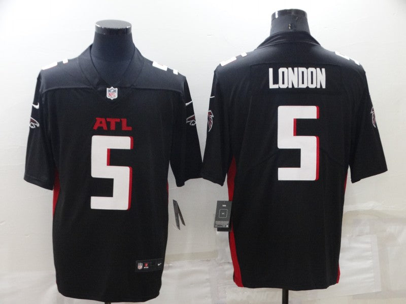 Men's Atlanta Falcons Drake London Black Game Jersey