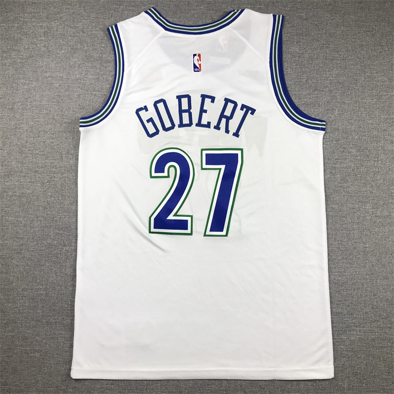 Men's Minnesota Timberwolves Rudy Gobert White Swingman Player Jersey