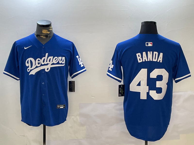 Men's Los Angeles Dodgers Anthony Banda Royal Replica Player Jersey