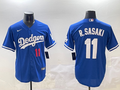 Men's Los Angeles Dodgers Roki Sasaki Royal Alternate Replica Player Jersey