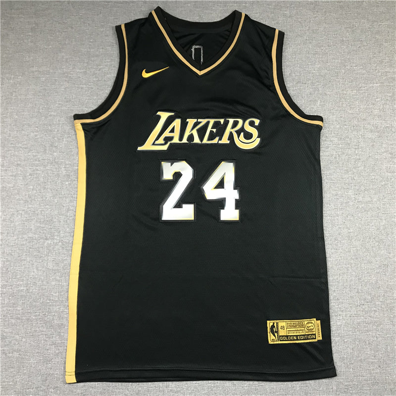 Men's Los Angeles Lakers Kobe Bryant NBA Black Player Jersey