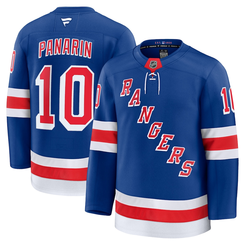 Men's New York Rangers Artemi Panarin Fanatics Blue Home Premium Jersey