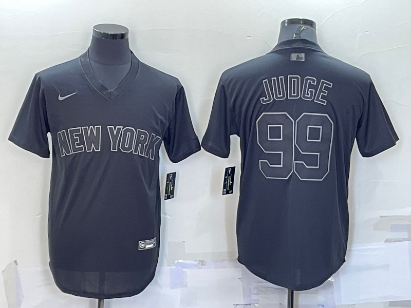 Men's New York Yankees Aaron Judge Black Alternate Game Jersey