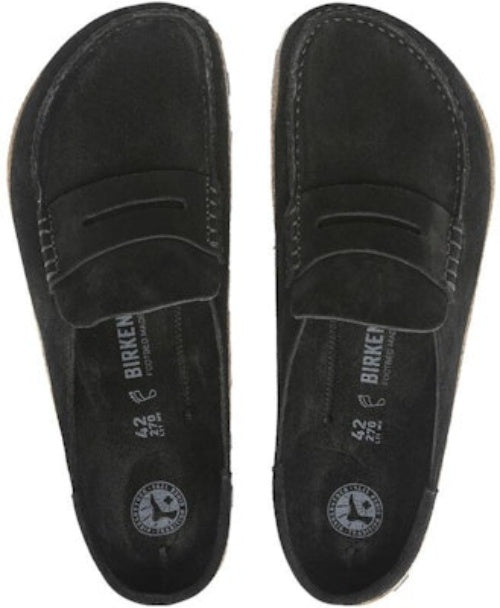 Birkenstock Boston Suede 1024891 Black Narrow Sandals