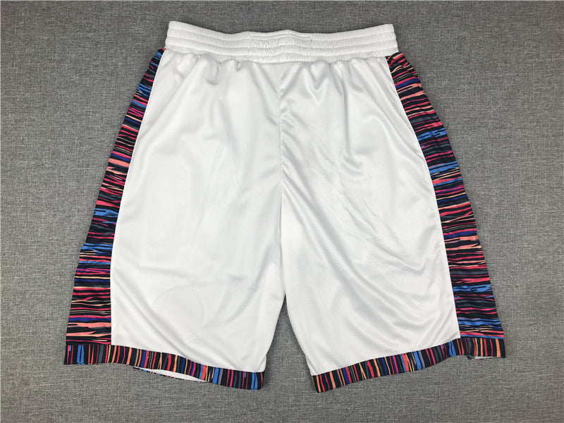 Men's Brooklyn Nets White City Edition Basketball Shorts