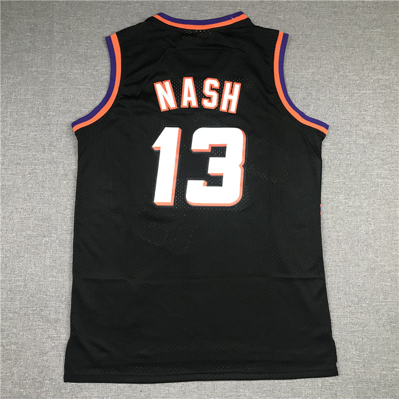 Men's Phoenix Suns Steve Nash Black 1996-97 Hardwood Classics Swingman Jersey