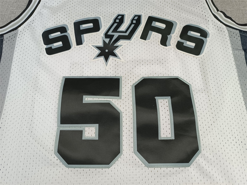 Men's San Antonio Spurs David Robinson White 1998-99 Classics Swingman Jersey