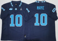 Men's North Carolina Tarheels Drake Maye Navy Player Jersey