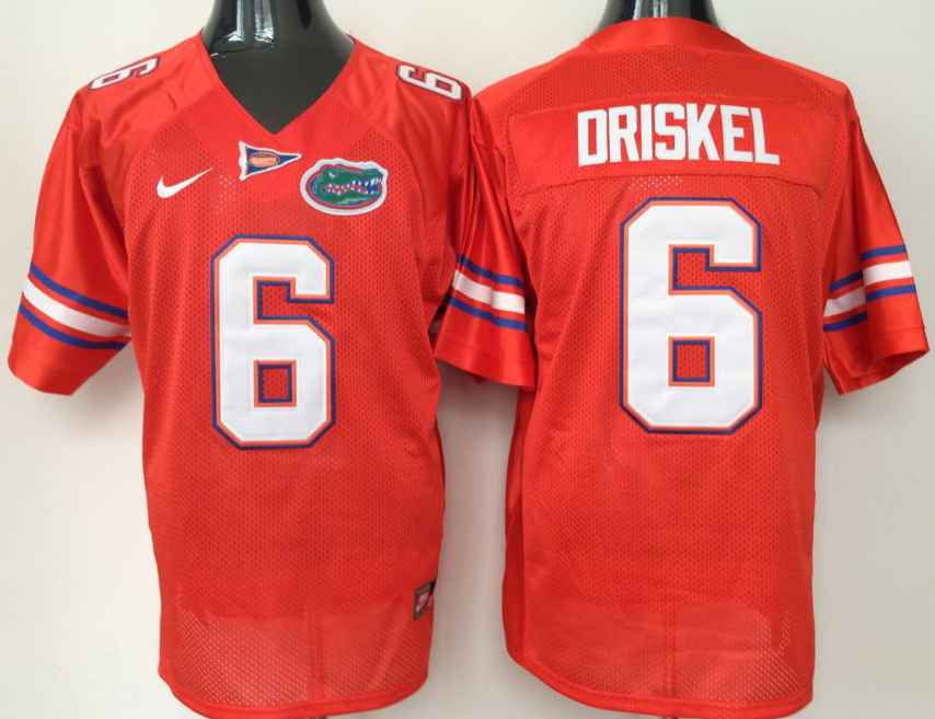 Men's Florida Gators Jeff Driskel Orange Player Game Jersey