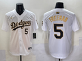 Men's Los Angeles Dodgers Freddie Freeman White Game Player Jersey