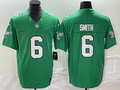 Men's Philadelphia Eagles DeVonta Smith Kelly Green Game Jersey