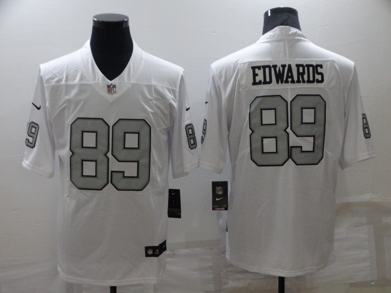 Men's Las Vegas Raiders Bryan Edwards White Game Player Jersey
