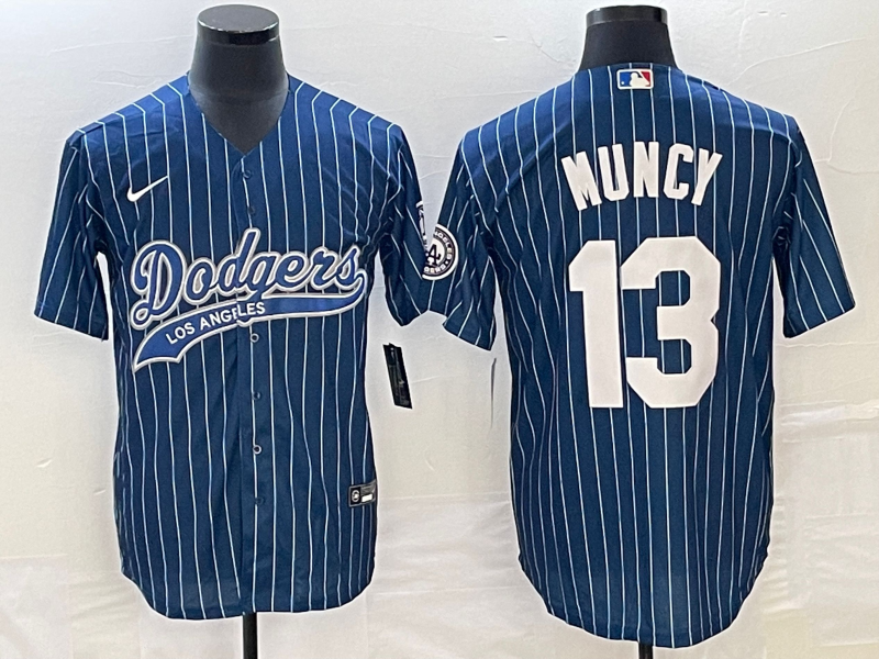 Men's Los Angeles Dodgers Max Muncy Blue Player Jersey Joint Edition