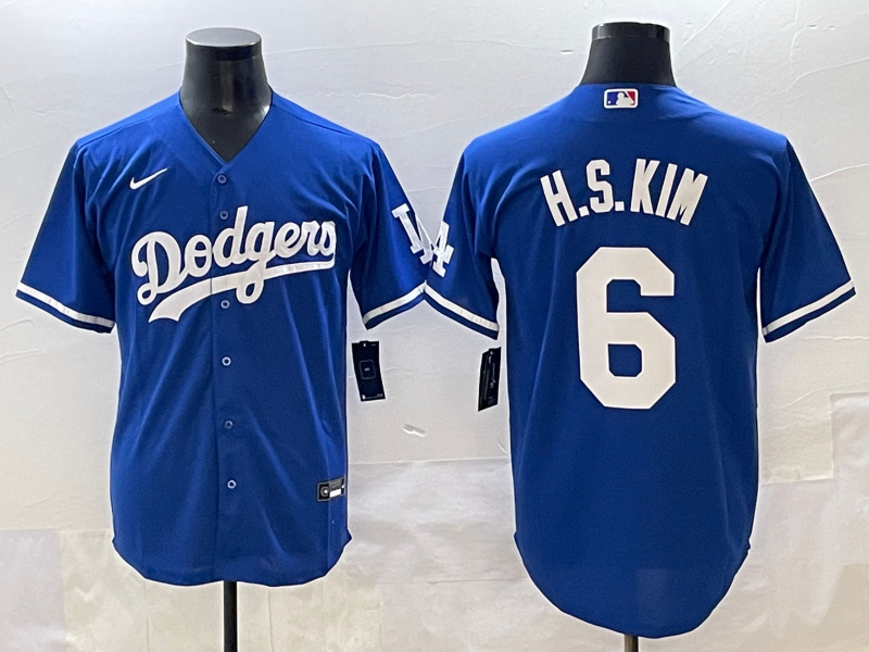 Men's Los Angeles Dodgers Hyeseong Kim Royal Player Jersey