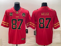 Men's Kansas City Chiefs Travis Kelce Red Game Jersey