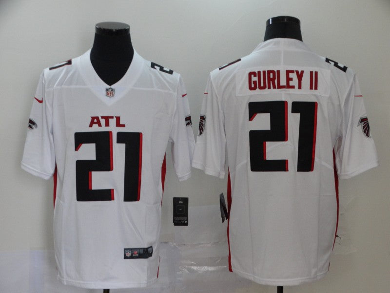 Men's Atlanta Falcons Todd Gurley II White Game Player Jersey