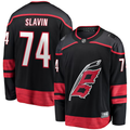 Men's Carolina Hurricanes Jaccob Slavin Black Home Breakaway Player Jersey