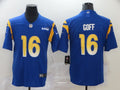 Men's Los Angeles Rams Jared Goff Blue Game Player Jersey