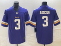 Men's Minnesota Vikings Jordan Addison Purple 2023 NFL Draft First Round Pick Game Jersey