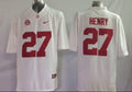 Men's Alabama Crimson Tide Derrick Henry White Player Game Jersey