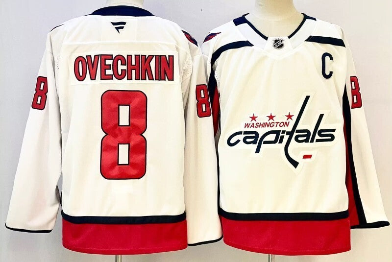 Men's Washington Capitals Alexander Ovechkin Fanatics White Jersey