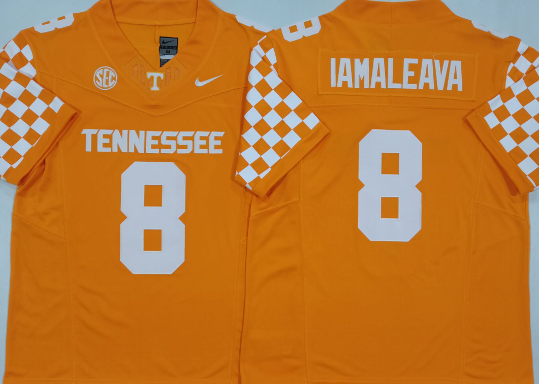 Men's Tennessee Volunteers Nico Iamaleava Orange Jersey