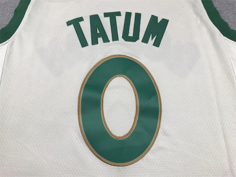 Men's Boston Celtics Jayson Tatum White 2023/24 Swingman Jersey - City Edition