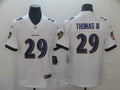 Men's Baltimore Ravens Earl Thomas III White Game Jersey