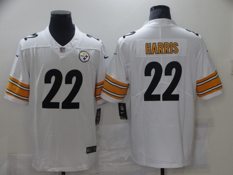Men's Pittsburgh Steelers Najee Harris White Game Jersey