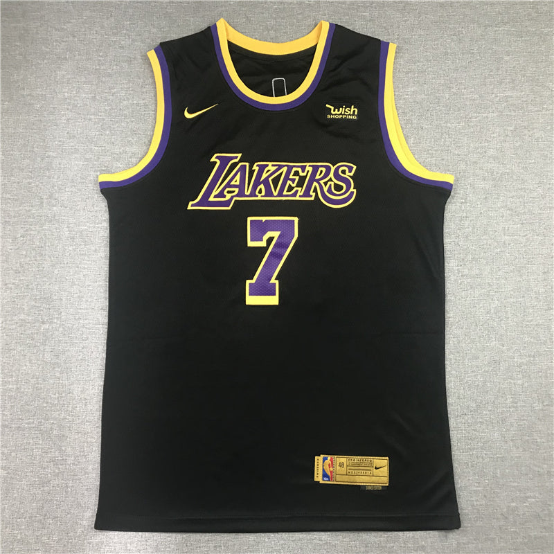 Men's Los Angeles Lakers Carmelo Anthony Black 2020/21 Swingman Player Jersey
