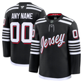Men's New Jersey Devils Fanatics Black Alternate Premium Custom Jersey