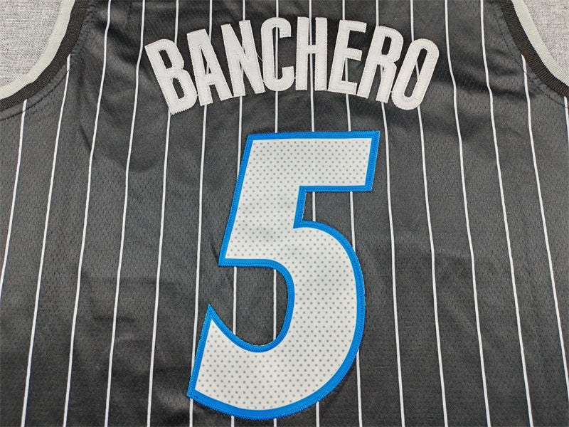 Men's Orlando Magic Paolo Banchero Black Swingman Jersey - Statement Edition
