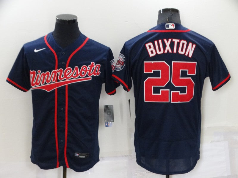 Men's Minnesota Twins Byron Buxton Navy Replica Player Jersey