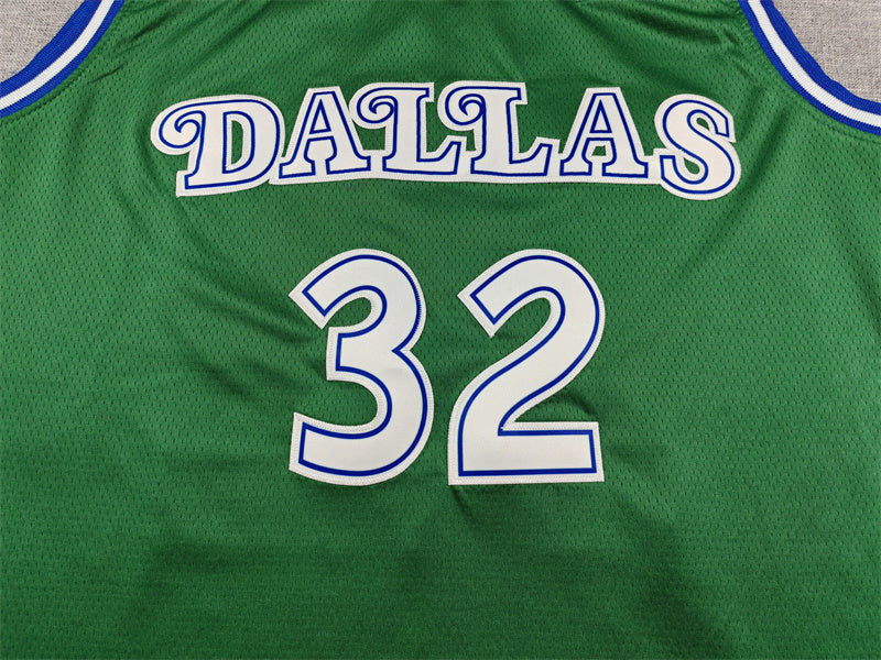 Men's Dallas Mavericks Cooper Flagg Green Swingman Jersey - Classic Edition