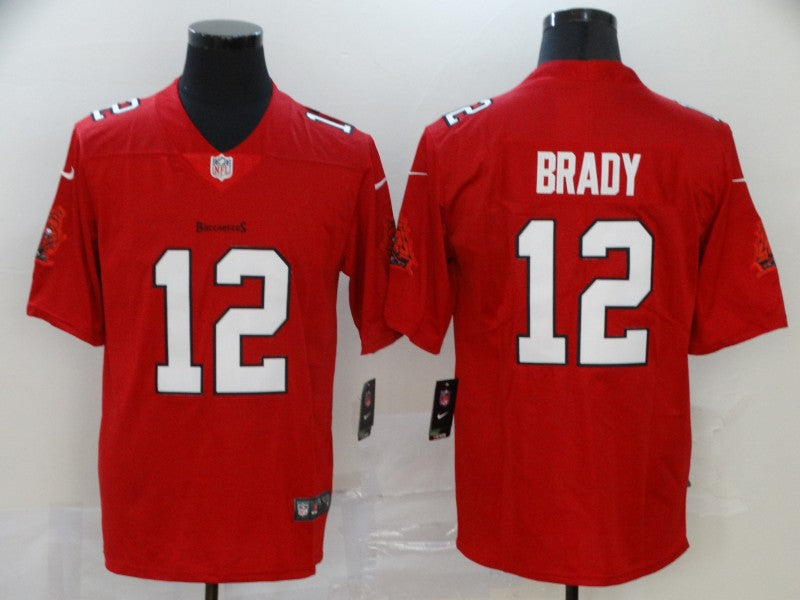 Men's Tampa Bay Buccaneers Tom Brady Red Game Player Jersey