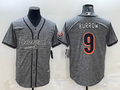 Men's Cincinnati Bengals Joe Burrow Grey Fashion Game Jersey