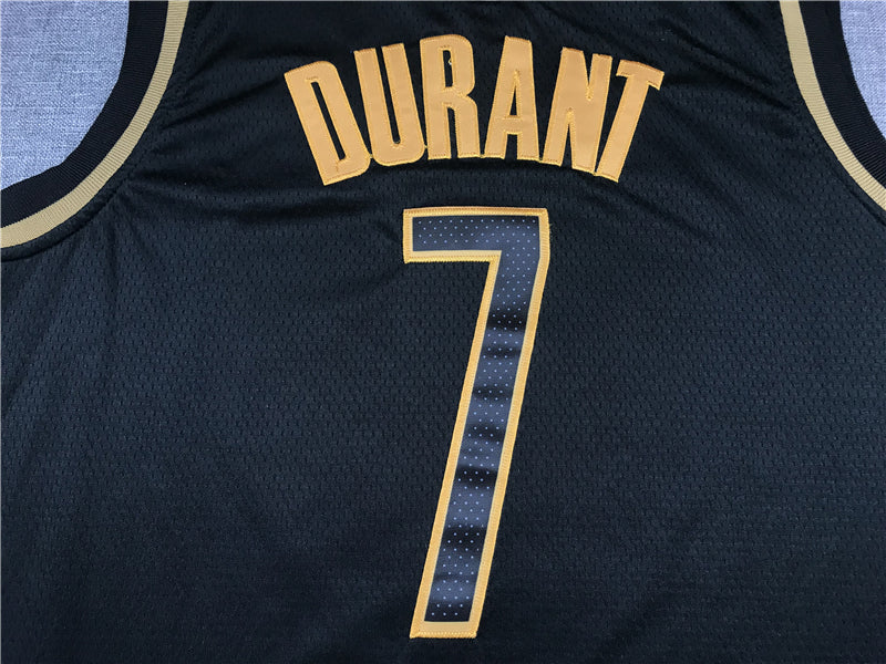 Men's Brooklyn Nets Kevin Durant NBA Black Swingman Player Jersey
