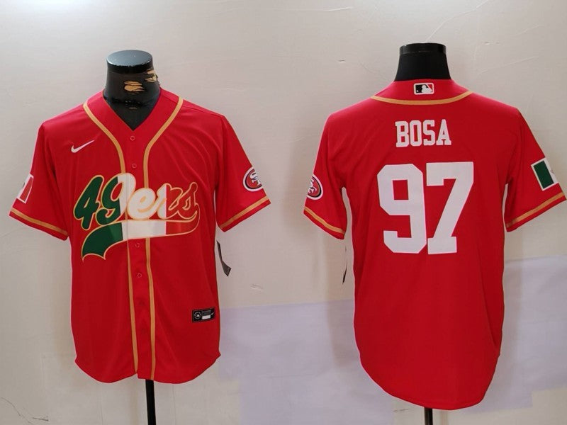 Men's San Francisco 49ers Nick Bosa Scarlet Game Jersey