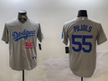 Men's Los Angeles Dodgers Albert Pujols Gray Replica Baseball Jersey