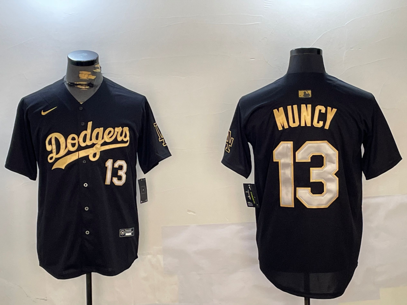 Men's Los Angeles Dodgers Max Muncy Black Game Jersey