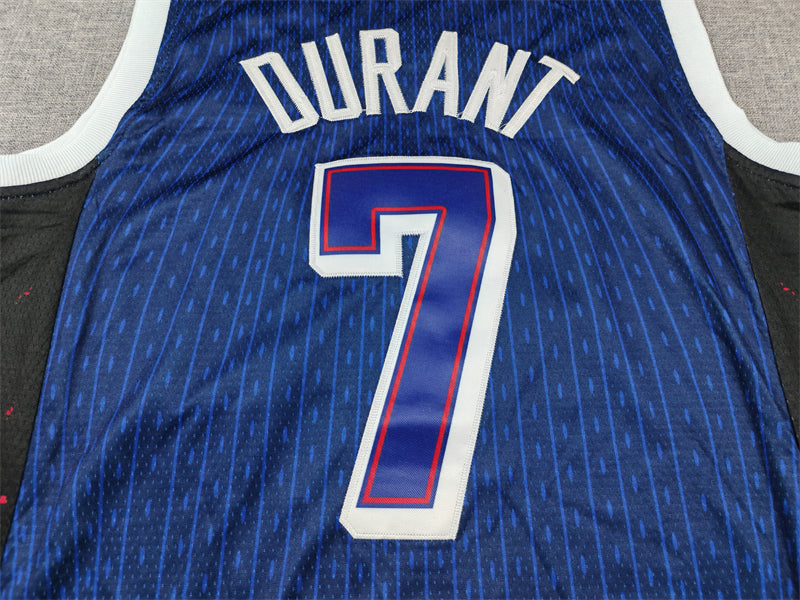 Men's 2024 USA Dream Team Kevin Durant Navy Authentic Player Jersey