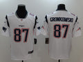 Men's New England Patriots Rob Gronkowski White Game Jersey