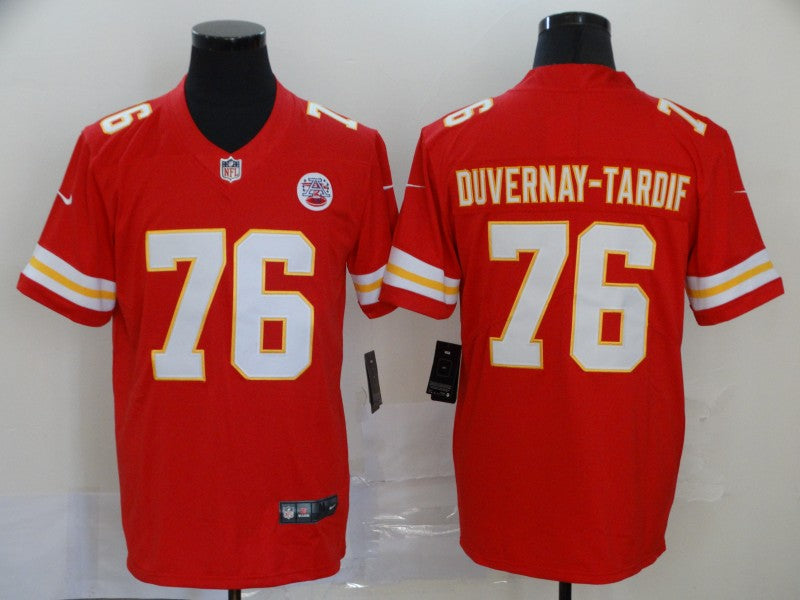 Men's Kansas City Chiefs Laurent Duvernay-Tardif Red Game Jersey