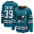 Men's San Jose Sharks Logan Couture Teal Home Breakaway Player Jersey