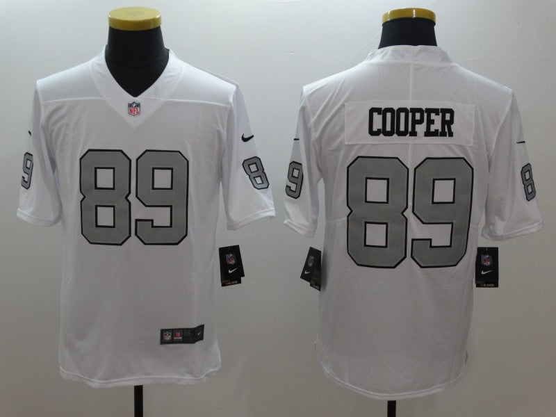 Men's Las Vegas Raiders Amari Cooper White Game Player Jersey
