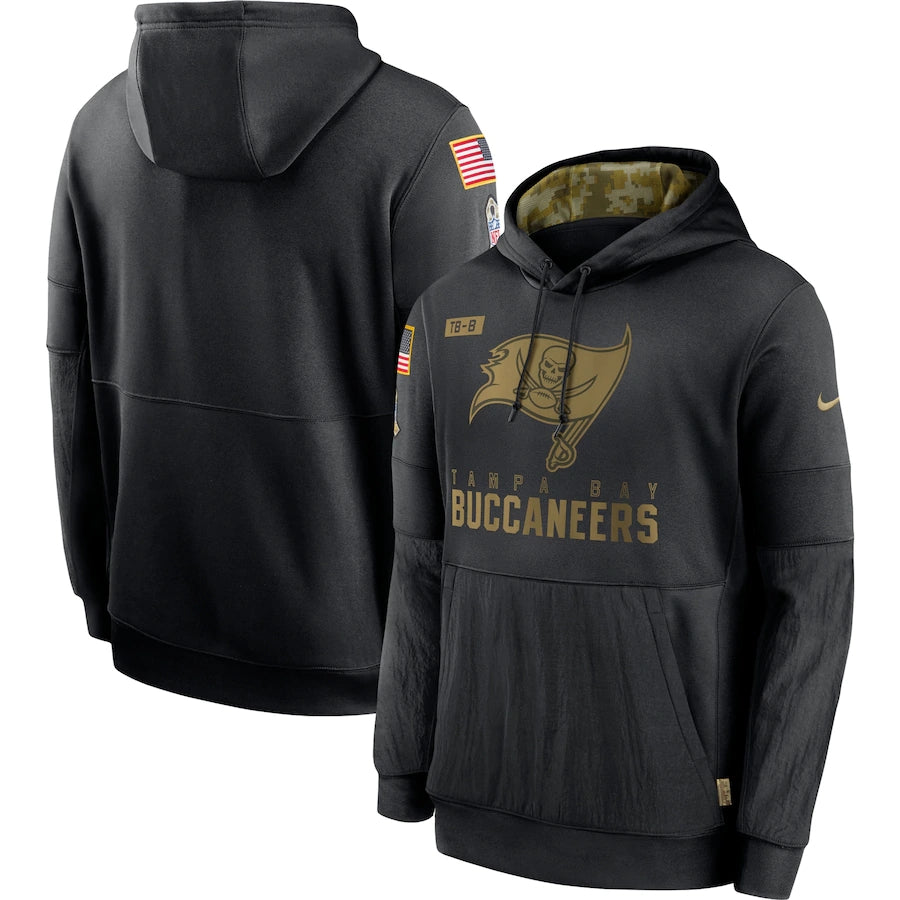 Men's Tampa Bay Buccaneers 2020 Salute to Service Hoodie Black