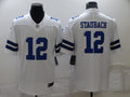 Men's Dallas Cowboys Roger Staubach White Vapor Limited Jersey