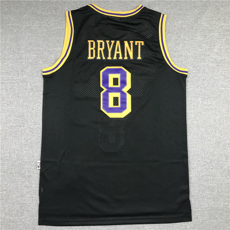 Men's Los Angeles Lakers Kobe Bryant Black Classics Player Jersey